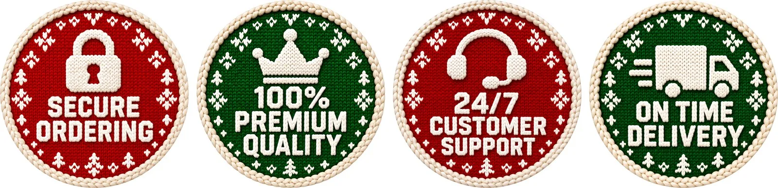 Secure ordering, 100% premium quality, 24/7 customer support, on time delivery